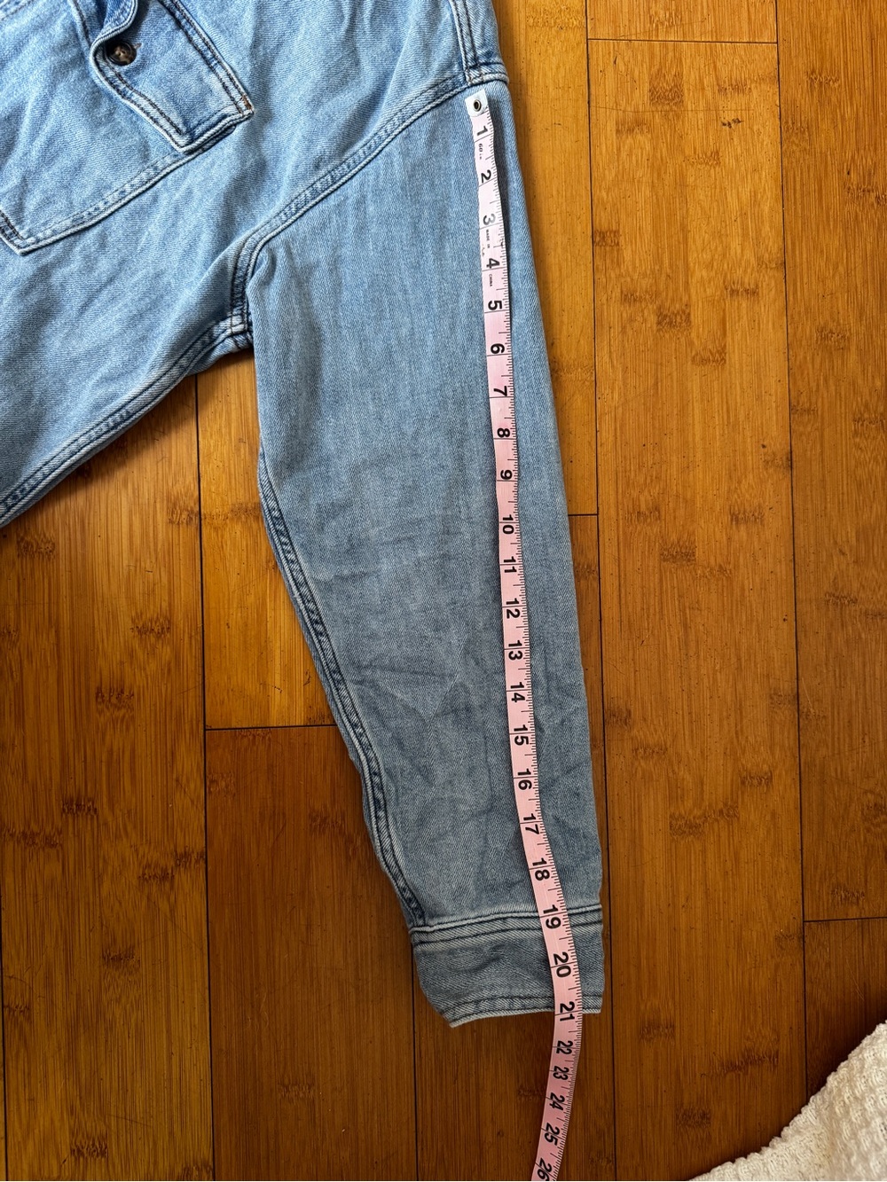 MADEWELL oversized denim shaket - Picture 6 of 7